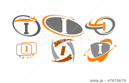 Logotype I Modern Template Set 47670679