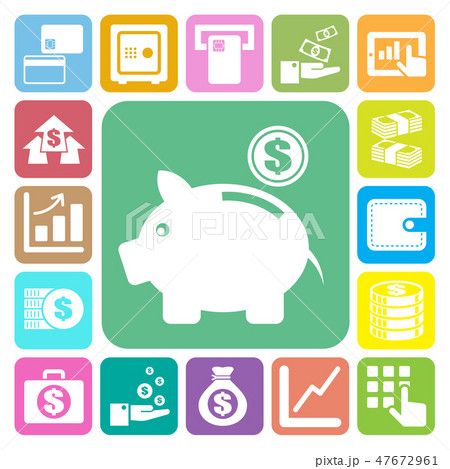 Finance and money icon set. 47672961