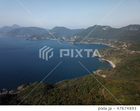 坊津の長者山からの空撮 坊津の長者山からの空撮 47674893