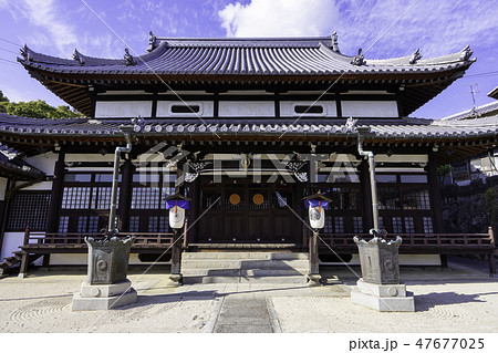 尾道　古寺めぐり　妙宣寺　本堂 47677025