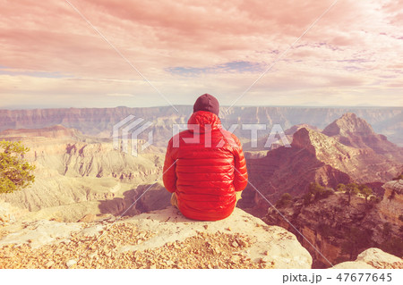 Hike in Grand Canyon 47677645