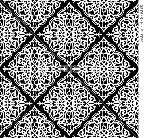 Seamless traditional asian ornamental motive, japanese, chinese or korean and more. Geometric Seamless traditional asian ornamental motive, japanese, chinese or korean and more. Geometric 47679280