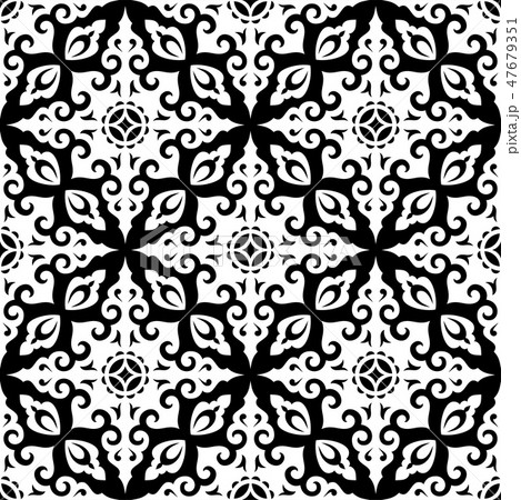Seamless traditional asian ornamental motive, japanese, chinese or korean and more. Geometric 47679351