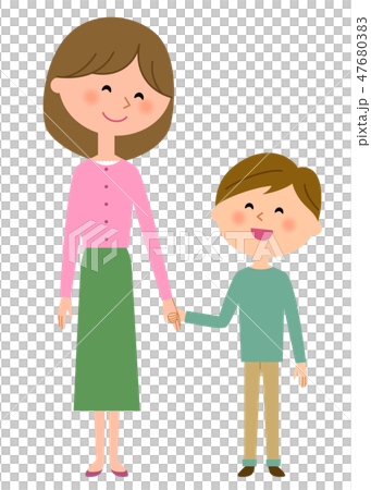 插图素材: 母亲和一个男孩 查看全部
