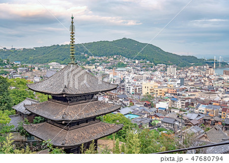 尾道市街地の風景 尾道市街地の風景 47680794