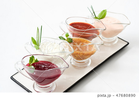 cooking assortment gravy boat sauce composition 47680890