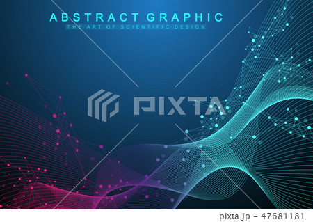 Scientific vector illustration genetic engineering and gene manipulation concept. DNA helix, DNA Scientific vector illustration genetic engineering and gene manipulation concept. DNA helix, DNA 47681181