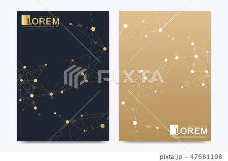 Modern vector template for brochure, Leaflet, flyer, advert, cover, catalog, magazine or annual 47681198