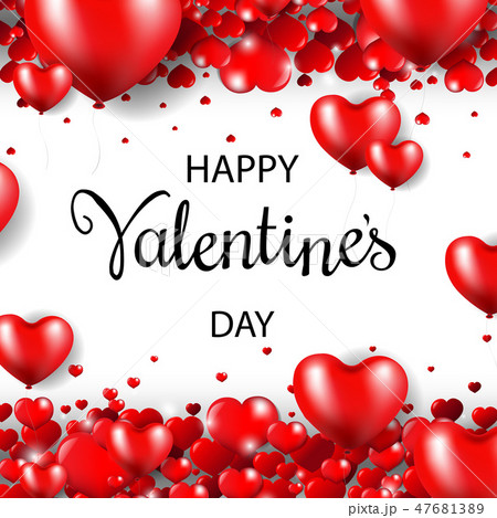 Happy Valentines Day Postcard Happy Valentines Day Postcard 47681389