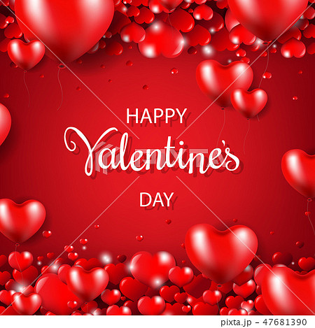 Happy Valentines Day Card Happy Valentines Day Card 47681390