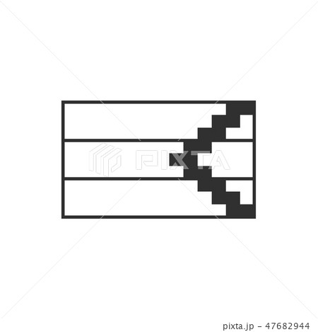 Republic of Artsakh flag icon in black outline 47682944