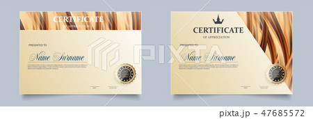 Certificate template in vector 47685572