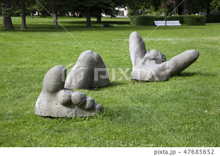 Sculpture of a person resting, Toompark 47685652