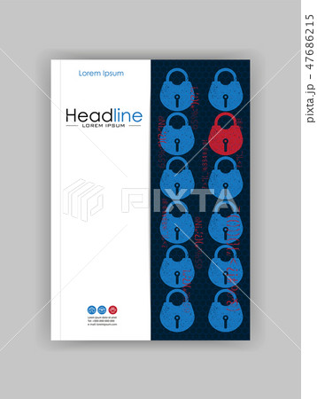 A4 Business Technology Book Cover Design   47686215