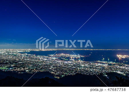 摩耶山掬星台からの眺望　夜景 47687738