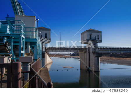 六堰 しげただばし 取水口除塵機 荒川 深谷市 六堰 しげただばし 取水口除塵機 荒川 深谷市 47688249