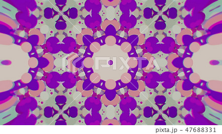 Abstract Colorful Painted Kaleidoscopic Graphic 47688331