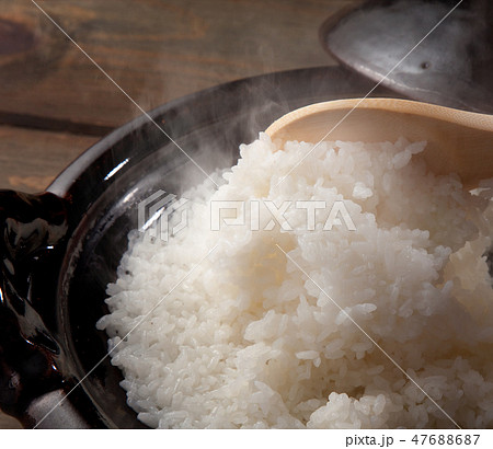 　ごはん　土鍋　土鍋ご飯 47688687