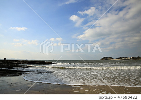 海 砂浜 海水浴場 47690422