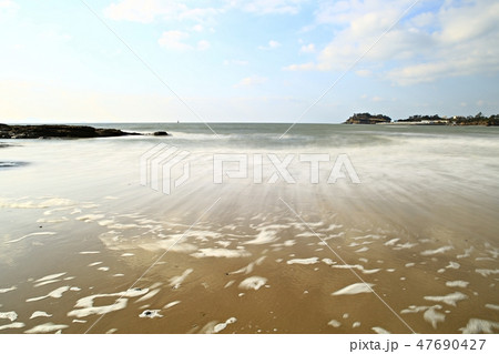 海 砂浜 海水浴場 47690427