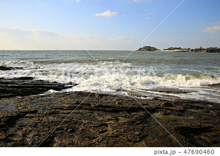 海 砂浜 海水浴場 47690460