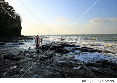 海 砂浜 海水浴場 47690499