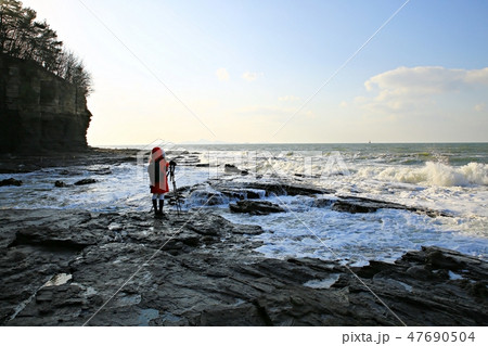 海 砂浜 海水浴場 47690504