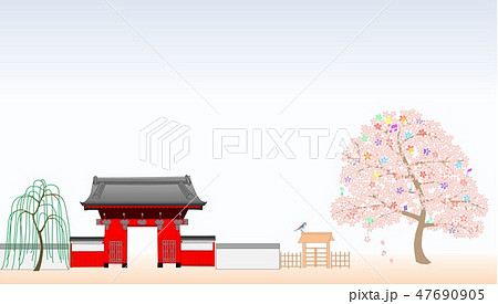 桜ー赤門 桜ー赤門 47690905