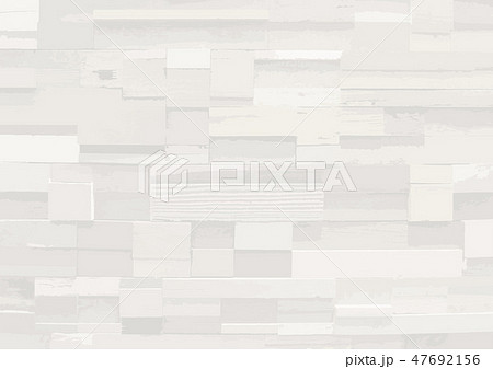 白色の木目背景素材テクスチャ 47692156