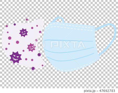 Prevention of pollen, virus prevention with mask 47692783