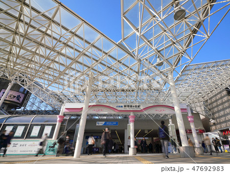 日本の川崎都市景観　新百合ヶ丘駅を望む 47692983