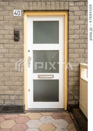 front door of an apartment front door of an apartment 47694309