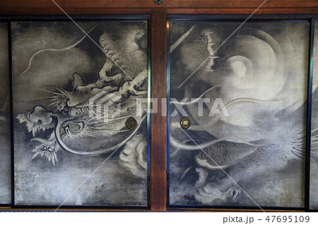 京都　建仁寺　雲龍図 47695109