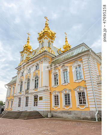 Peterhof entrance building in Russia 47695258