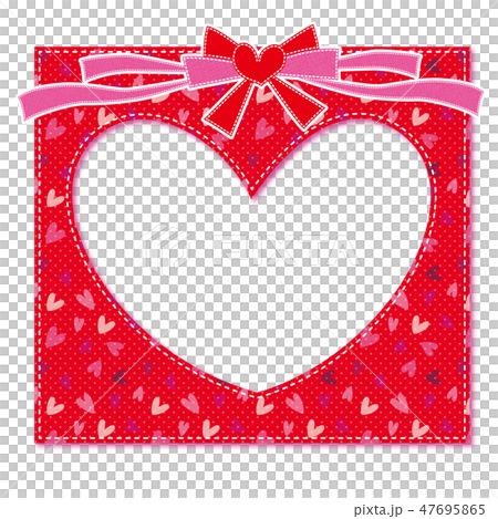 Heart's frame photo frame - Stock Illustration [47695865] - PIXTA