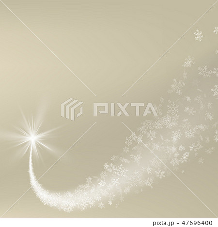Elegant beige Christmas background with snowflakes and place for text. EPS 10 47696400