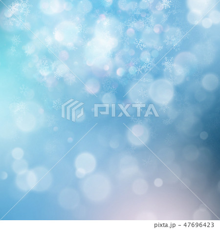 Christmas abstract template. Light background with snowflakes and stars. EPS 10 47696423