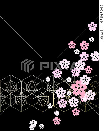 サクラ　和柄 47697049