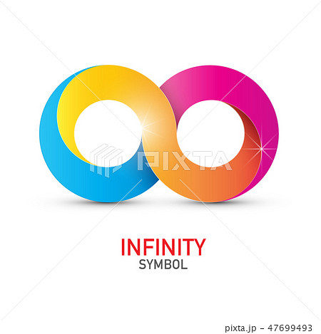 Colorful Vector Infinity Symbol. Endless Icon 47699493
