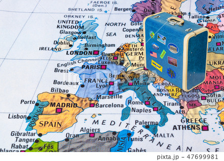 Europe map and case with stickers (my photos) Europe map and case with stickers (my photos) 47699981