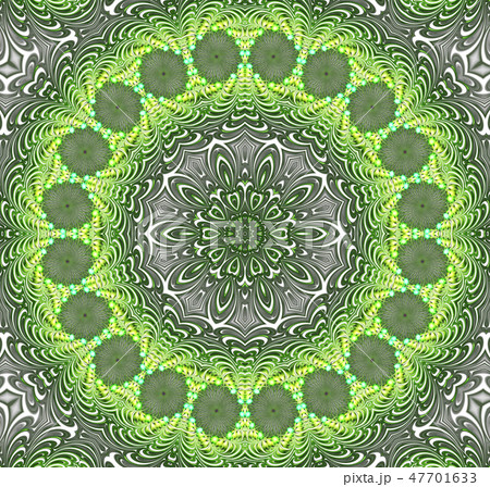 abstract fractal futuristic green pattern 47701633