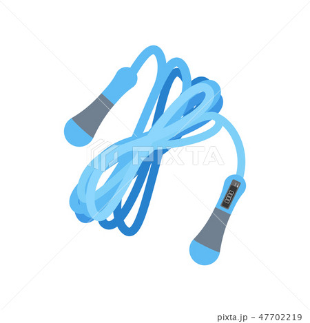 Jump Rope With Counter Fitness Equipment Vector のイラスト素材