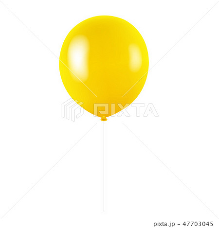 Yellow Balloon Isolated 47703045
