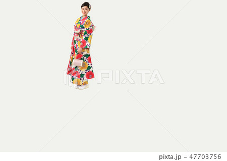 成人の日 記念 白バック 47703756