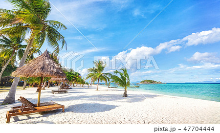 Asian tropical beach paradise in Thailand 47704444