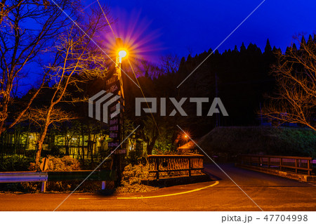 産山温泉の夜景 【熊本県阿蘇郡産山村】 産山温泉の夜景 【熊本県阿蘇郡産山村】 47704998