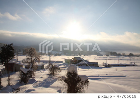 長野戸狩温泉・雪景色 47705019