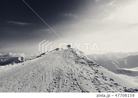 Top station of ropeway 47706159