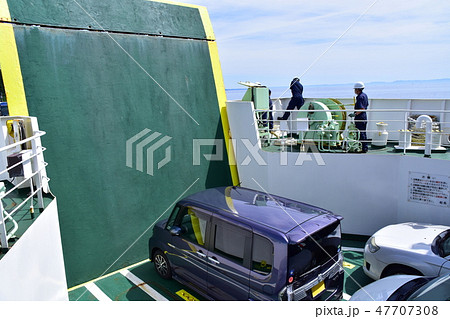 陸奥湾フェリーの風景 陸奥湾フェリーの風景 47707308