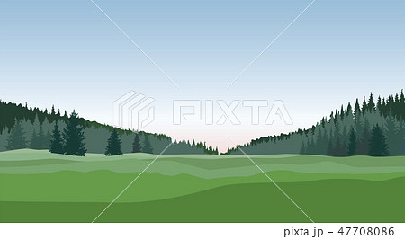 Rural landscape. Countryside skyline background 47708086